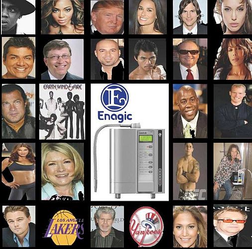 Celebrities Photos kangen water machines